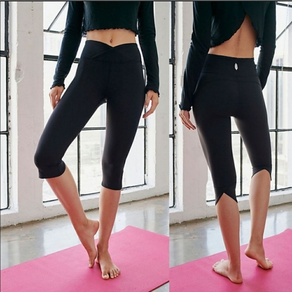 Free People Pants - Free People Cropped Get Shorty Leggings